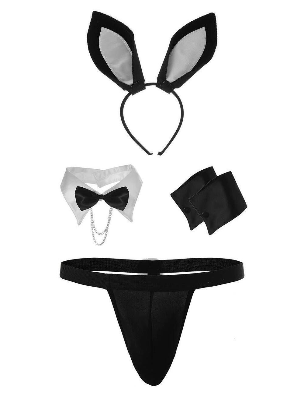 9360 Butler Lingerie Bunny Lingerie Waiter Gentleman Costume Cosplay